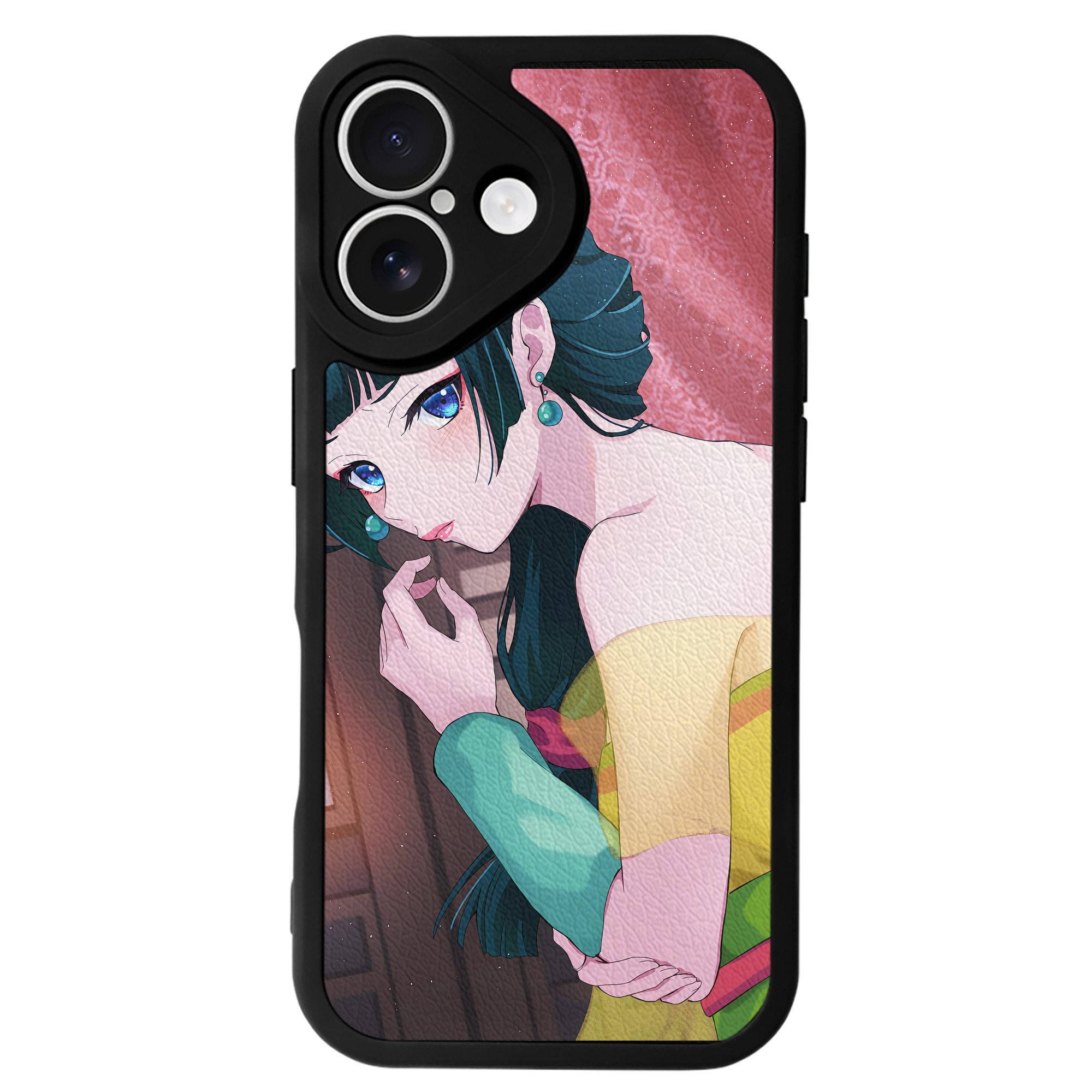 （画像用） 薬屋のひとりごと The Apothecary Diaries 【iPhone 16シリーズ対応】シリコンスマホケース（レザー調） 材質：シリコン